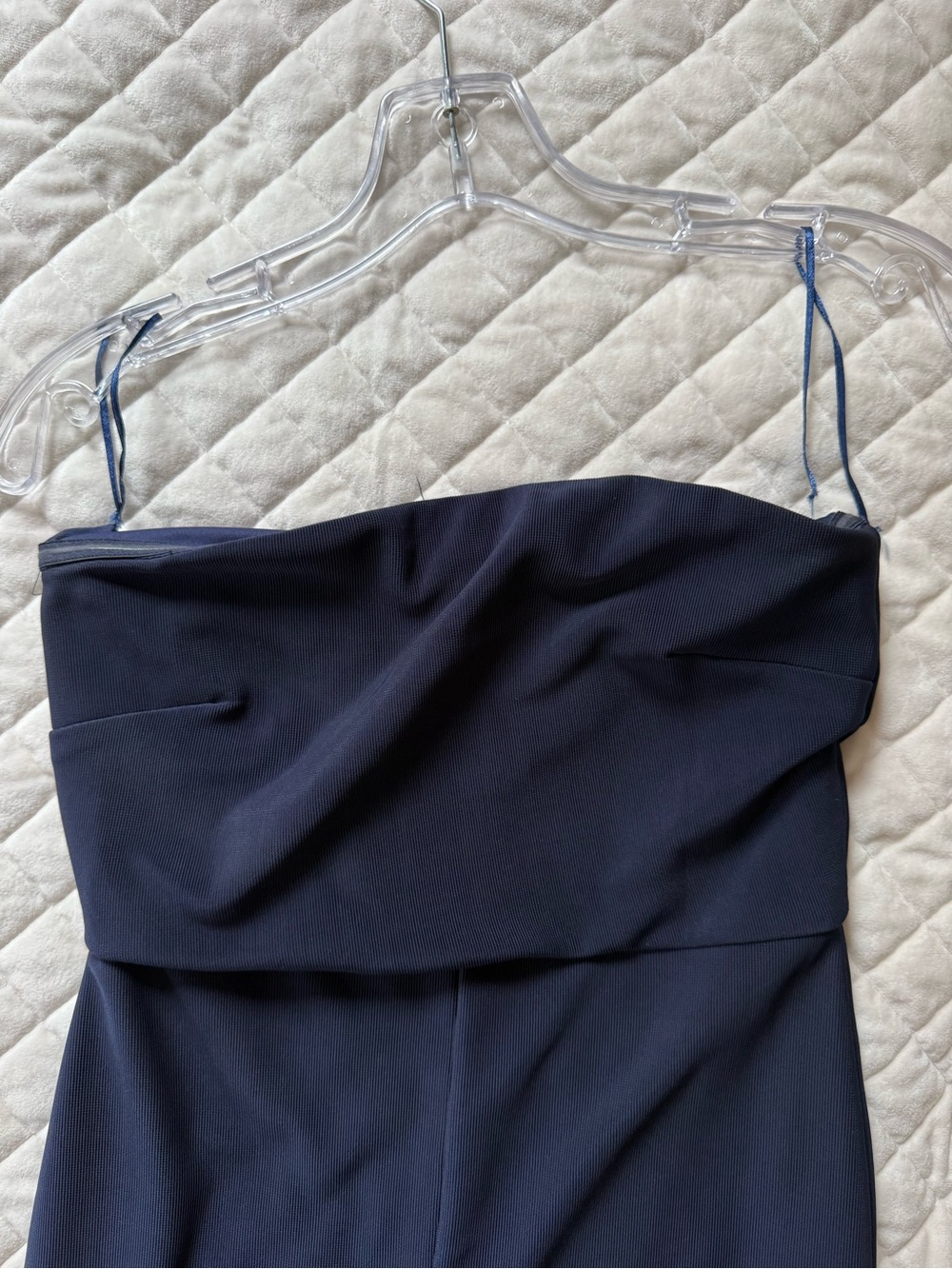 Showpo Navy Maxi Skirt with Front Slit